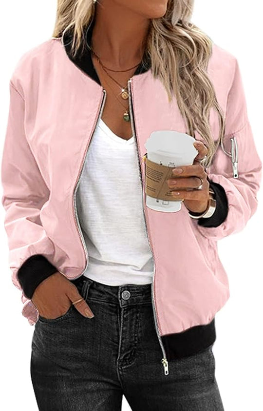 Kenzie – Classic Bomber Jacket for Women