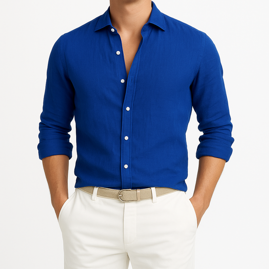 Elias – Men’s Linen Shirt