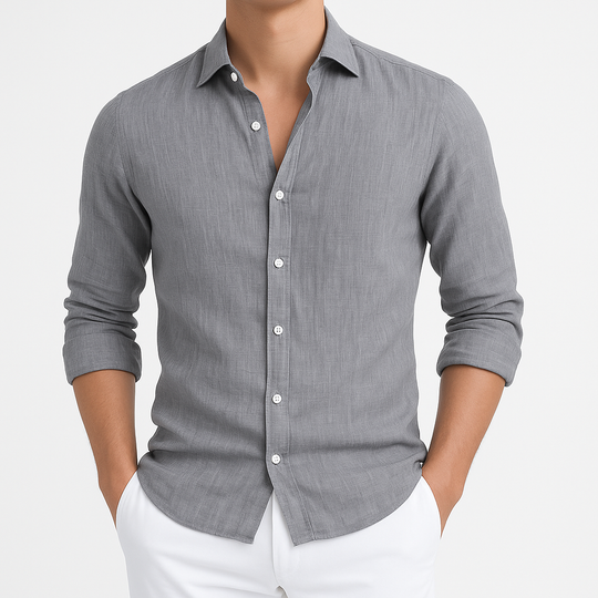 Elias – Men’s Linen Shirt