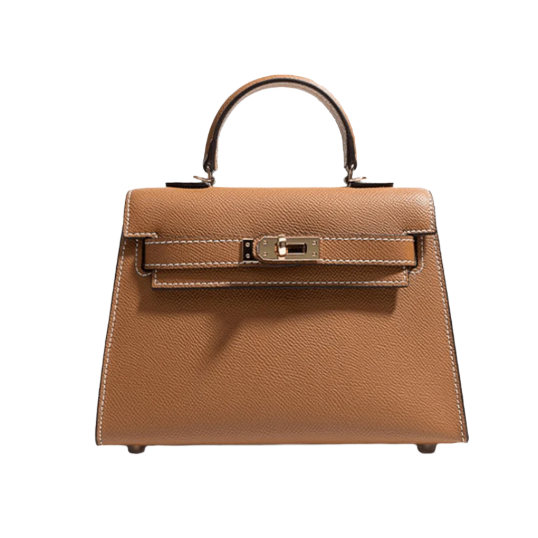 Sage – Elegant Structured Leather Handbag for Women