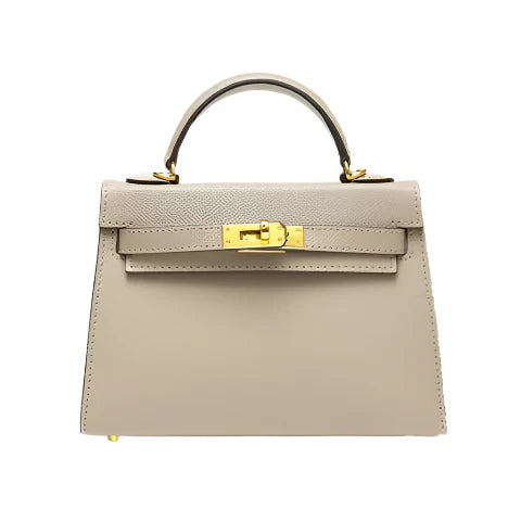 Sage – Elegant Structured Leather Handbag for Women