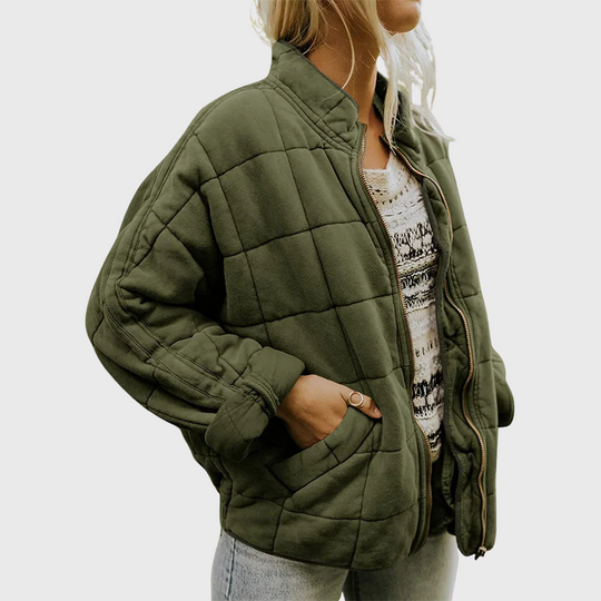 Adelaide – Quilted Oversized Jacket for Women