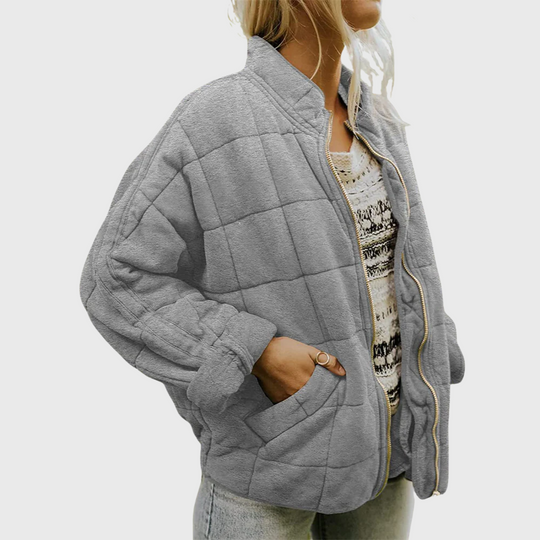 Adelaide – Quilted Oversized Jacket for Women