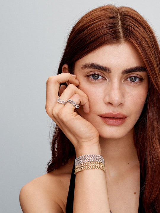Elinor – Gold Cuban Link Bracelet for Women