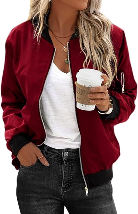 Kenzie – Classic Bomber Jacket for Women