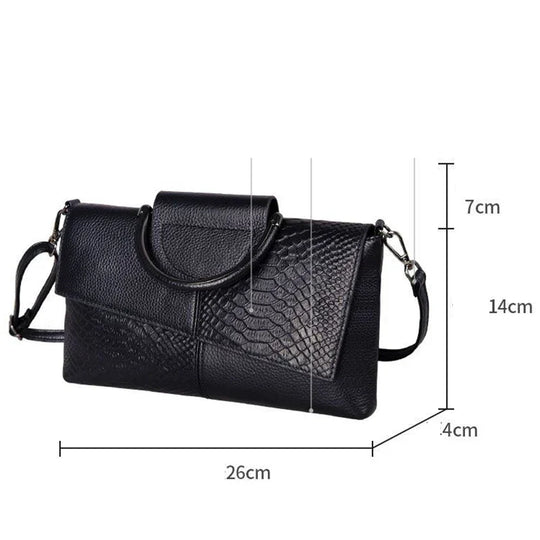 Annemarie – Black Structured Leather Handbag