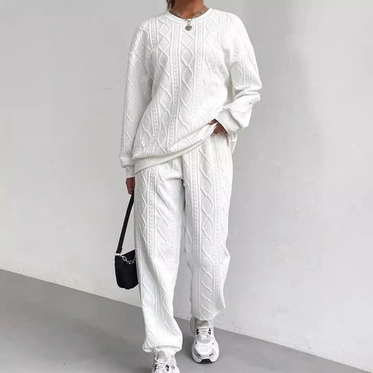 Emmeline – Textured Knit Lounge Set for Women