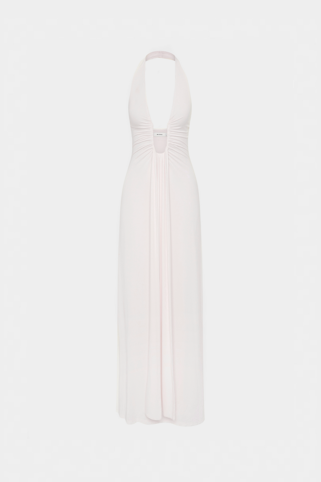 Valerie – Deep Plunge Halter Maxi Dress for Women