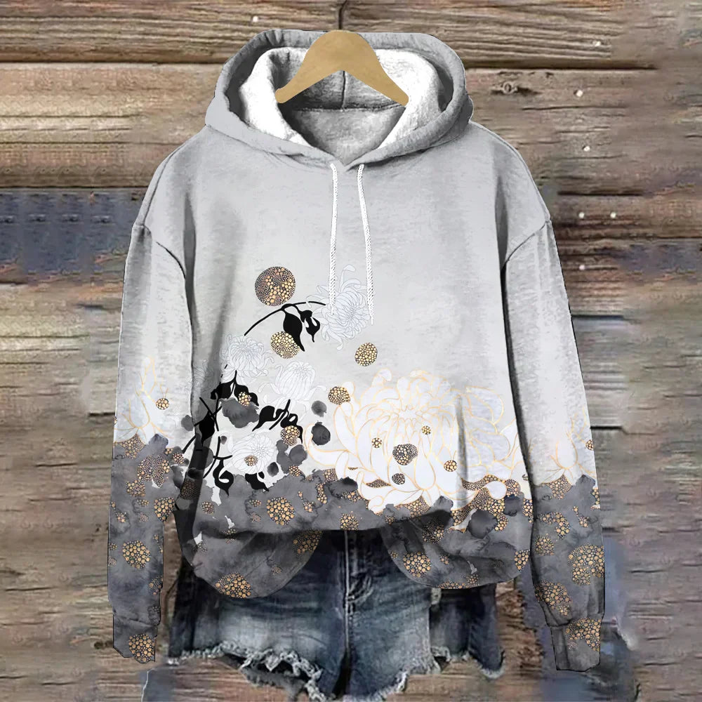 DASHIELL | FLORAL PRINT HOODIE