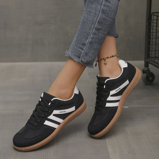 Boldly | StepEase Retro Street Sneakers For Woman