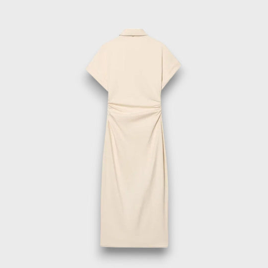 Venera – Fitted Shirt Dress with Button Placket