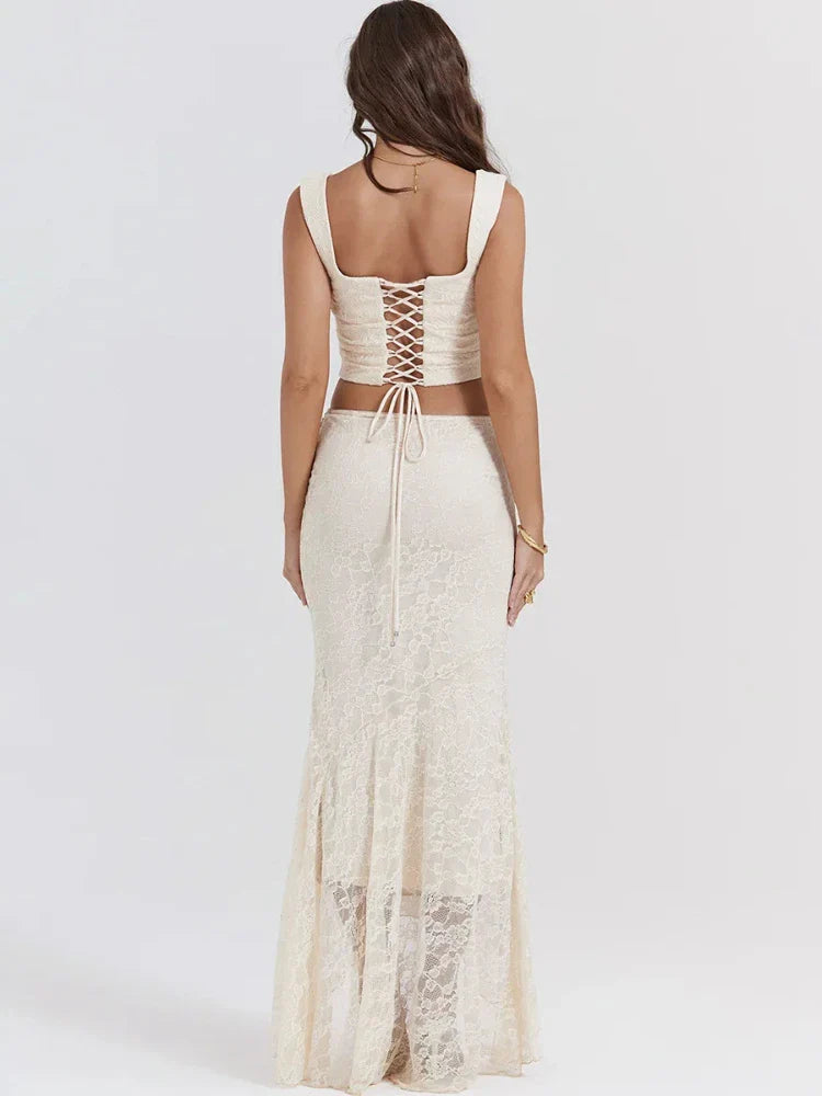 Junairah – Lace Maxi Dress for Women