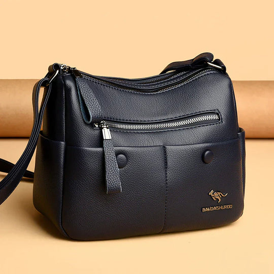 Anjelica – Elegant Faux Leather Shoulder Bag for Women