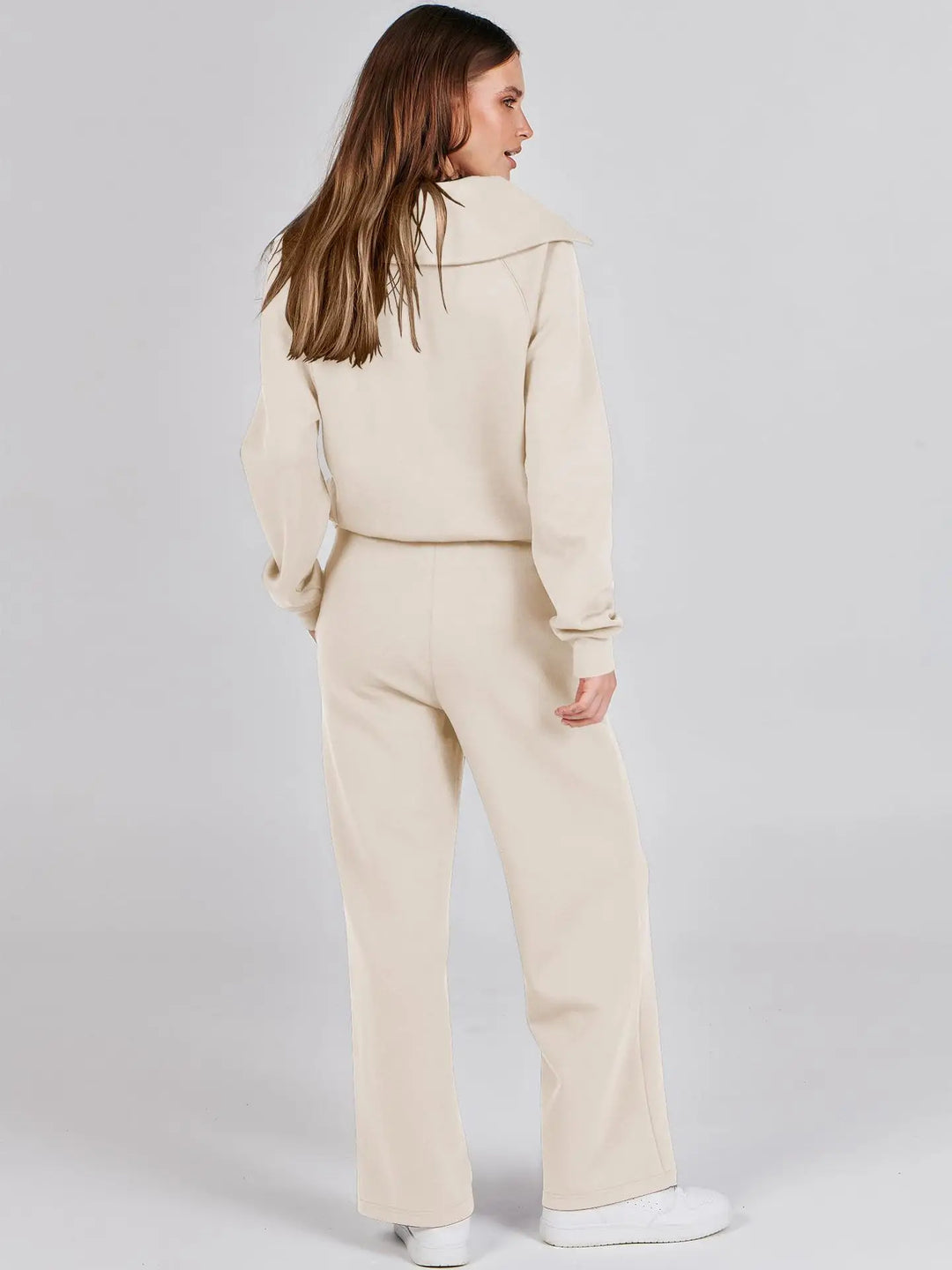 Mazie – Zip-Up Wide-Leg Lounge Set for Women