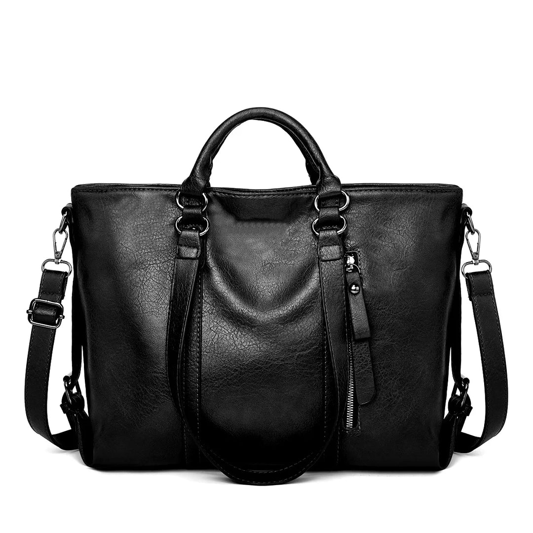 Amanda – Spacious Leather Shoulder Bag