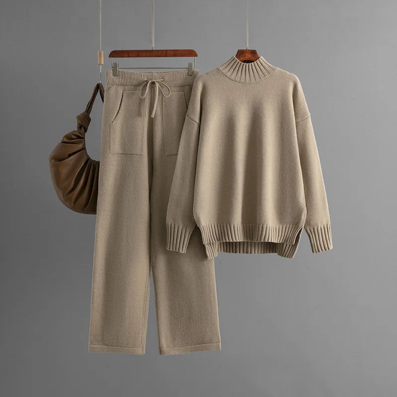 Tilly – Cozy Knit Two-Piece Lounge Set for Women