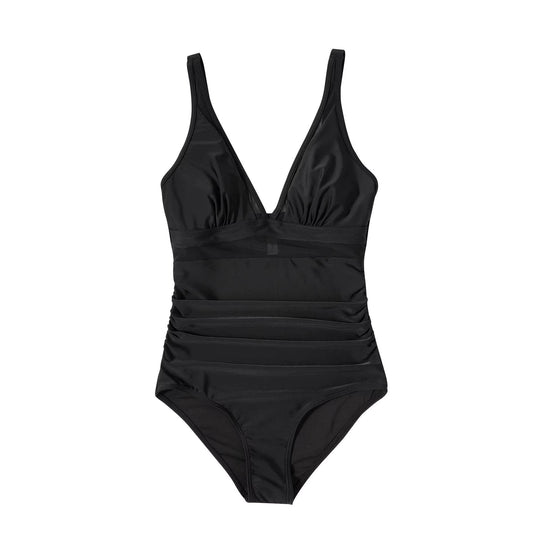 Nikoletta – Mesh Panel Shaping Swimsuit