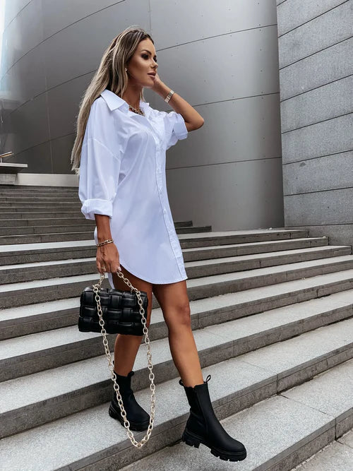 Nethyl – Oversized Shirt Dress for Women