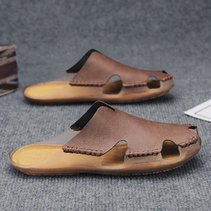 Martin - AeroFlex Leather Slides