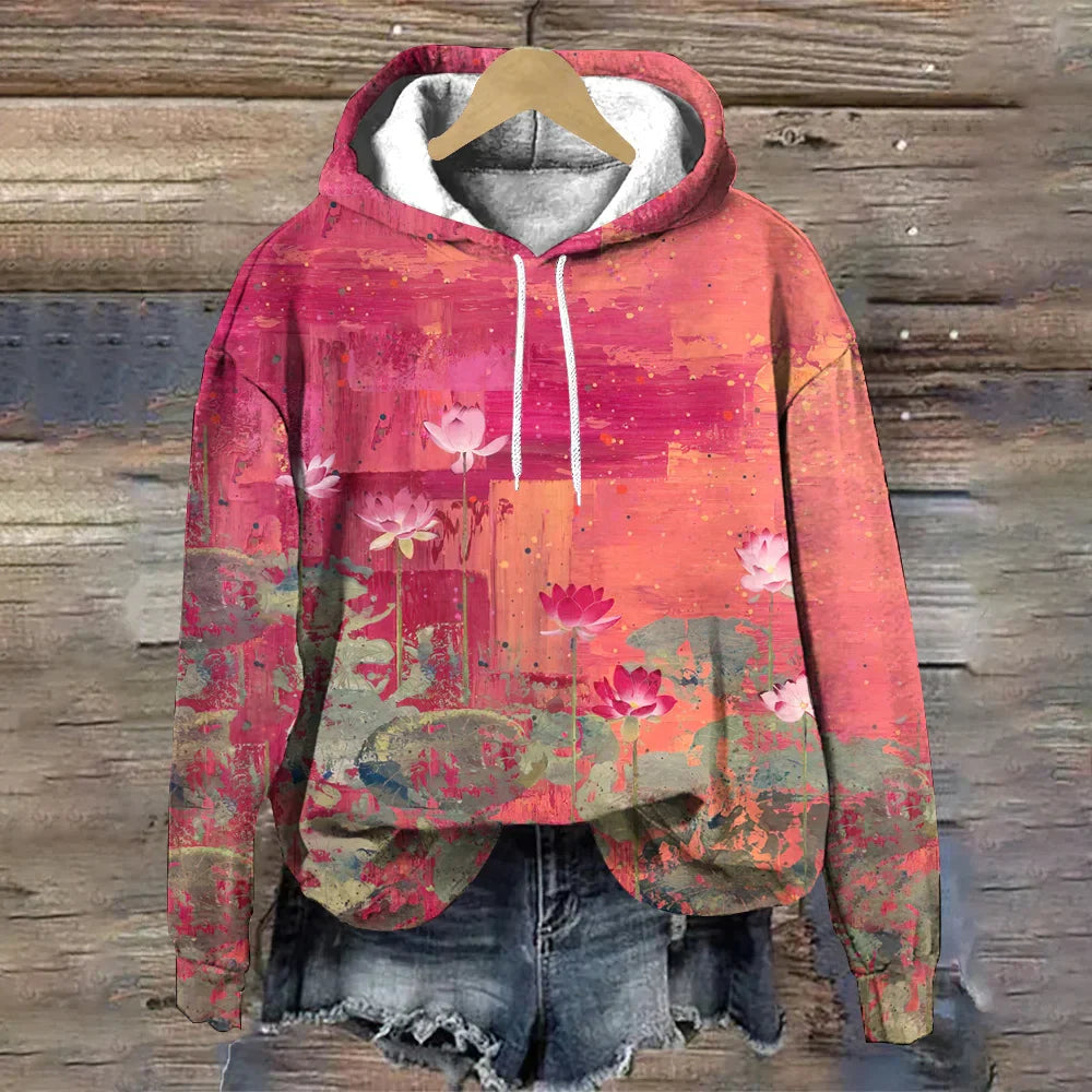DASHIELL | FLORAL PRINT HOODIE