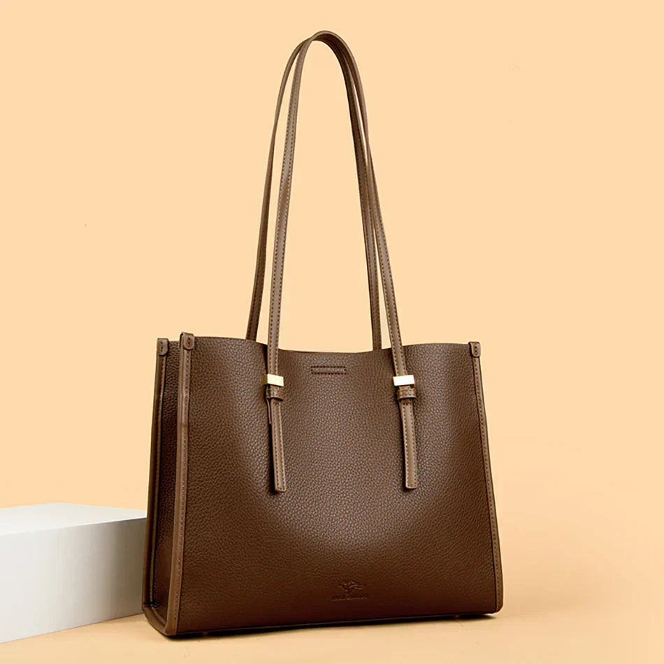 Arna – Roomy Faux Leather Shoulder Bag