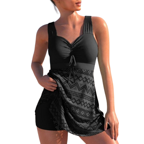 Solea – Mesh Skirted Swimsuit for Women