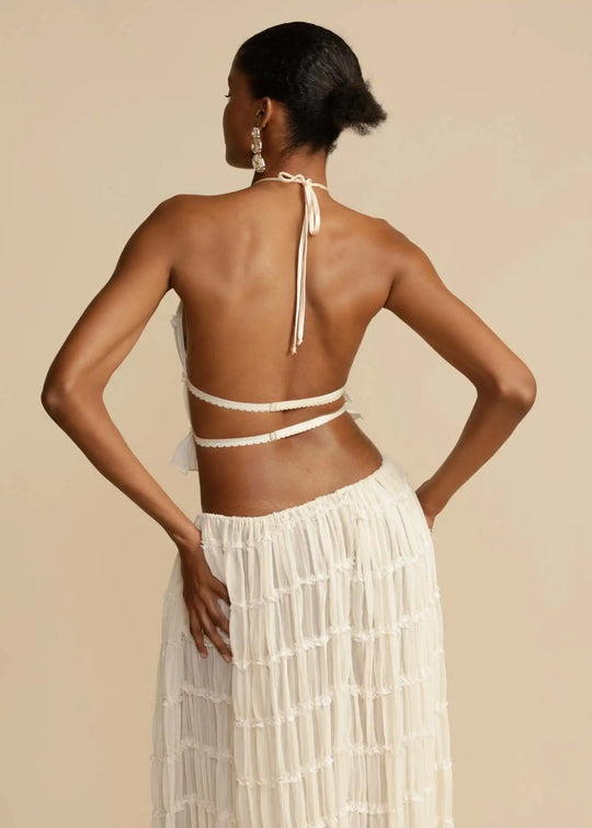 Dominica – Two-Piece Crochet Maxi Dress for Women