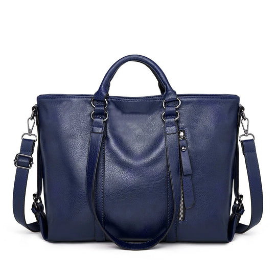 Amanda – Spacious Leather Shoulder Bag