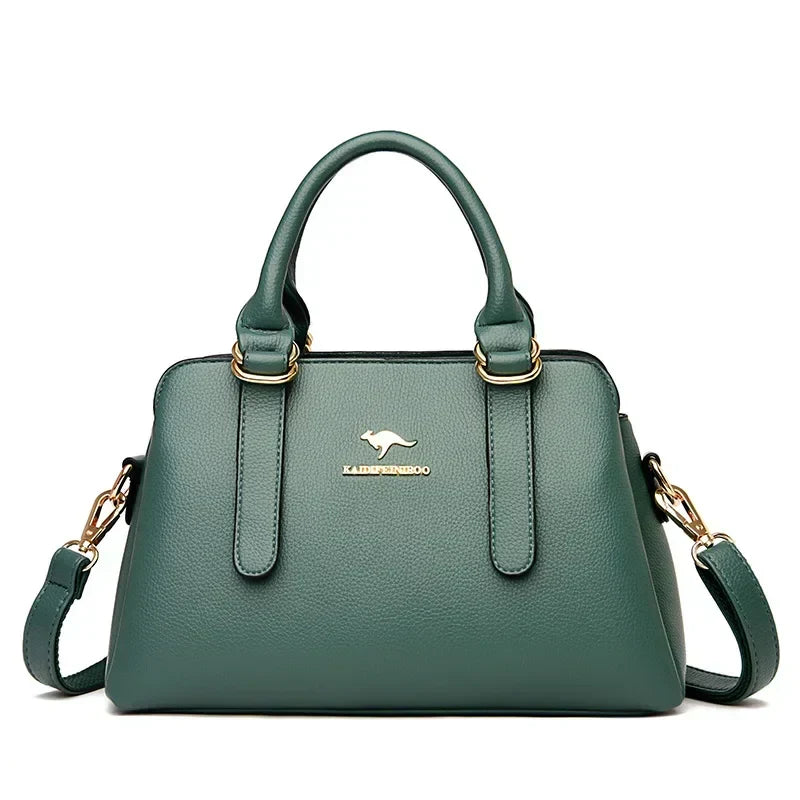 Arlette – Burgundy Double-Handled Handbag