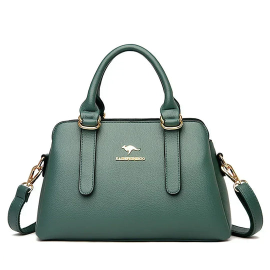 Arlette – Burgundy Double-Handled Handbag