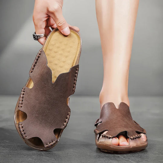 Martin - AeroFlex Leather Slides
