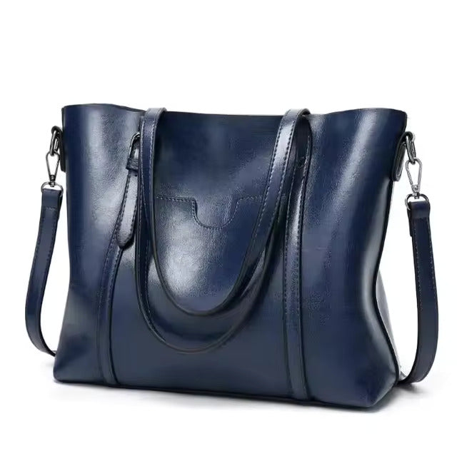 Amilia – Spacious Tote Bag Crafted from Soft Vegan Leather