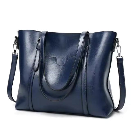 Amilia – Spacious Tote Bag Crafted from Soft Vegan Leather