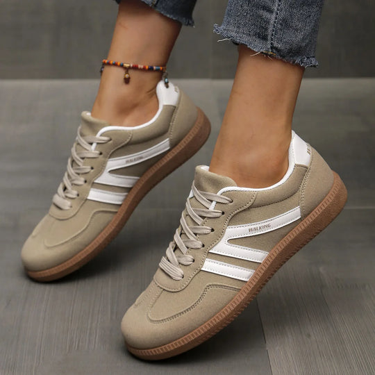 Boldly | StepEase Retro Street Sneakers For Woman