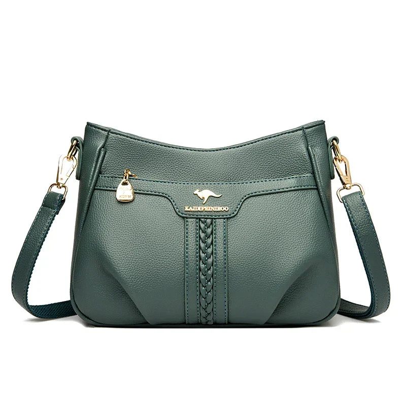 Mariluo– Classic Leather Crossbody Bag for Women