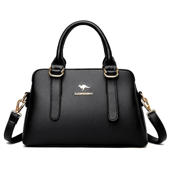 Arlette – Burgundy Double-Handled Handbag