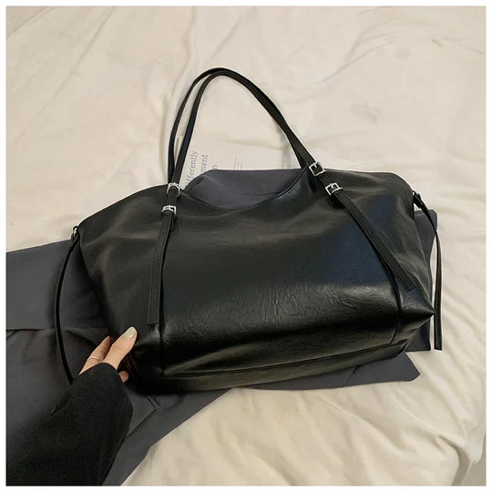 Augusta – Roomy Daily Tote with Leather Finish