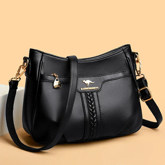 Mariluo– Classic Leather Crossbody Bag for Women