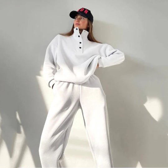 Hadlee – Button-Up Lounge Set for Women