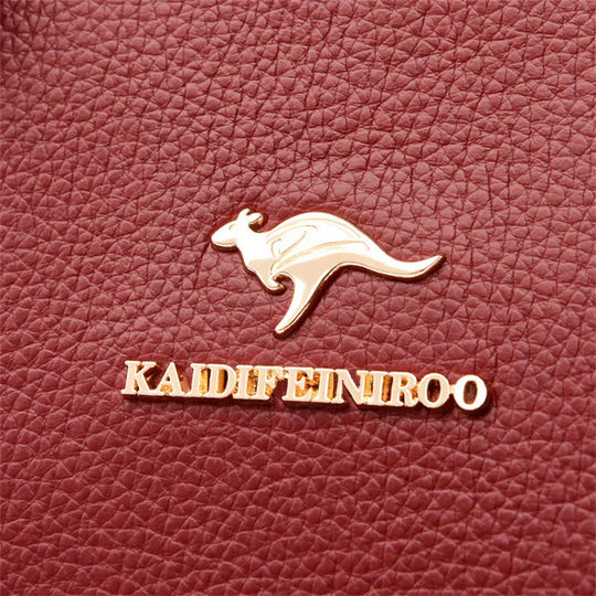 Arlette – Burgundy Double-Handled Handbag