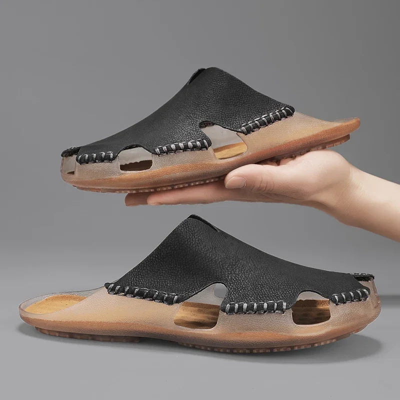 Martin - AeroFlex Leather Slides