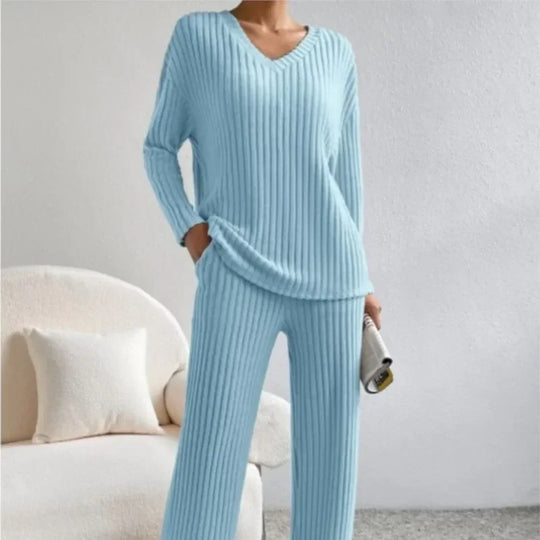 Rayne – Ribbed Knit Lounge Set for Women