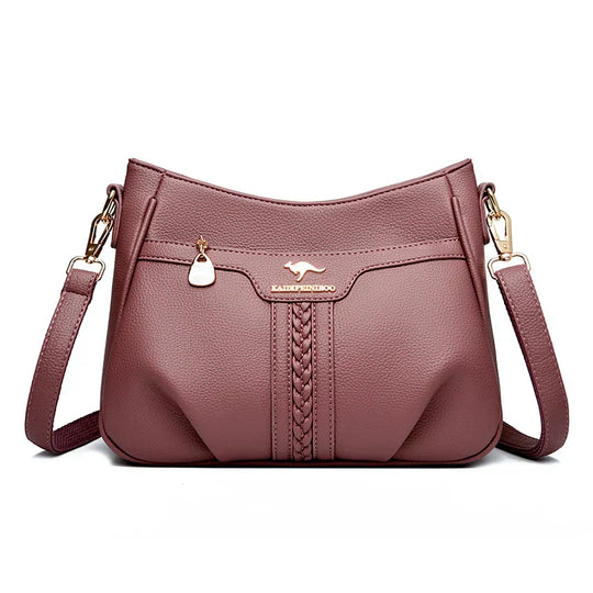 Mariluo– Classic Leather Crossbody Bag for Women