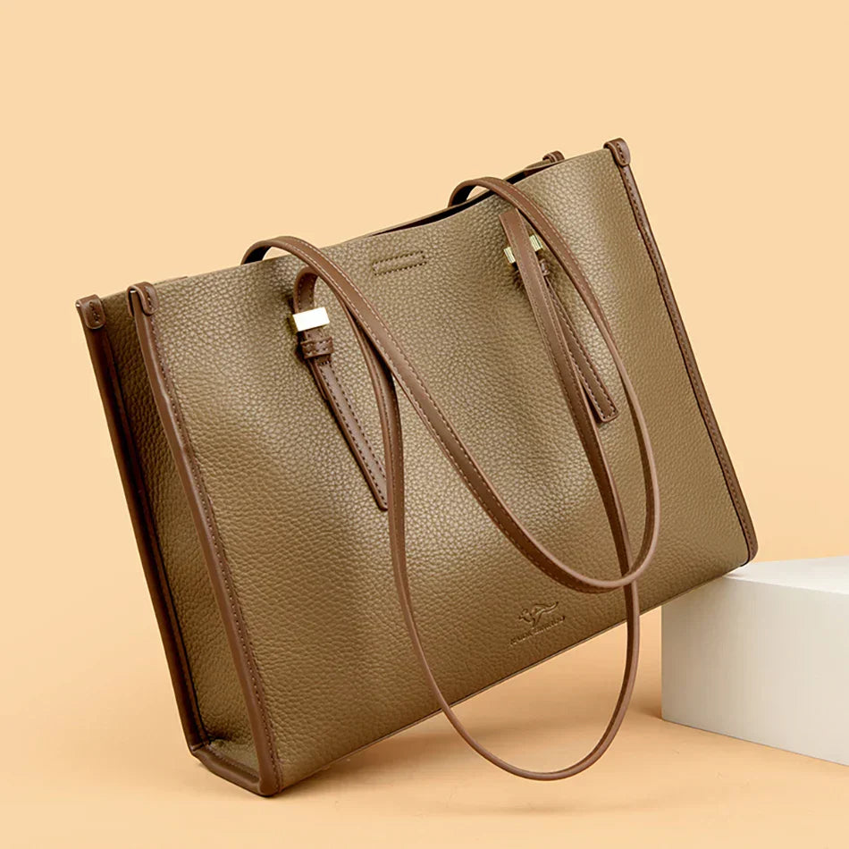 Arna – Roomy Faux Leather Shoulder Bag