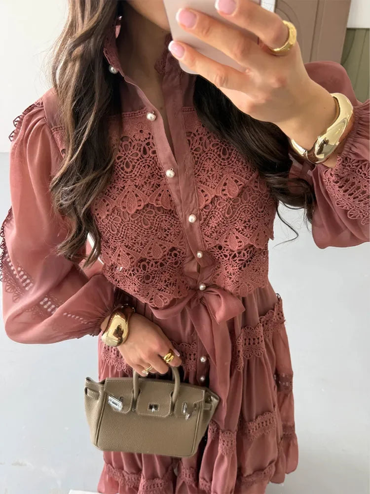 Scarlett - LaceMuse Embroidered Maxi Dress