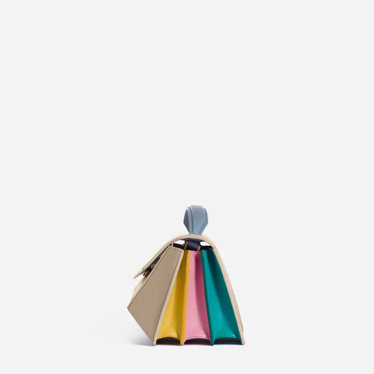 Emery – Geometric Color-Block Handbag for Women