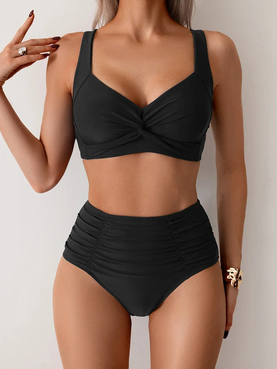 Saila – SculptFit High-Waisted Bikini Set