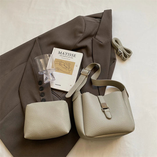 Arianna – Contemporary Leather-Style Bucket Bag