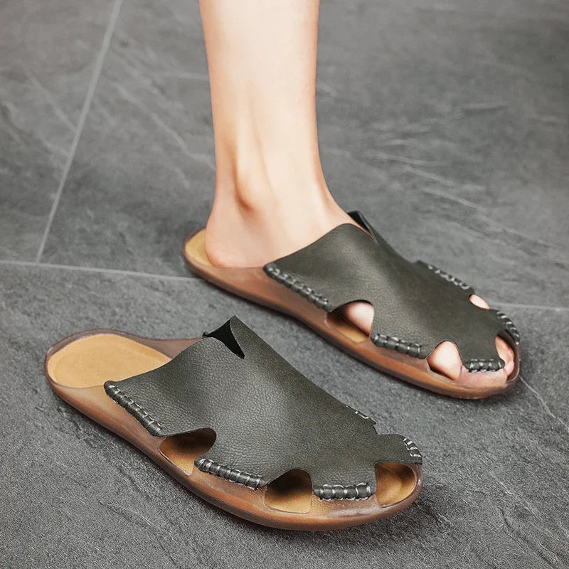 Martin - AeroFlex Leather Slides