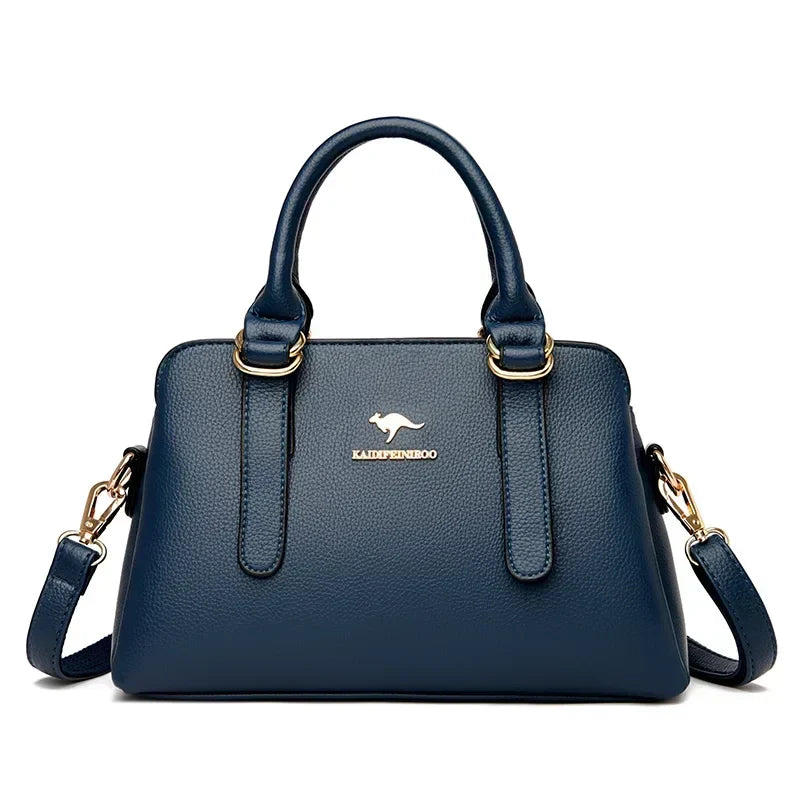 Arlette – Burgundy Double-Handled Handbag